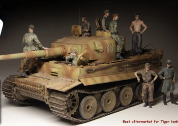 1/35 Rozsahu Živice Obrázok Stavbu Modelu Auta História Vojenské Hobby Miniatúrne Panzer Posádky 10 Číselné Údaje Nezmontované Nevyfarbené 115-1