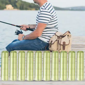 20Pcs 24mm Kaprov Rybolovu Rukáv Mini Anti-scratch Flexibilné Anti-Spleť Trubice Odolné voči Opotrebovaniu, Gumené Trubice Rybárske potreby
