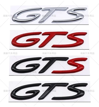 3D GTS Veko Znak, Odznak, Dvere, Blatník Strane Tela Znak Zadný Kufor, zadné dvere Odznak Nálepka pre Porsche 911 Cayenne Cayman Boxster