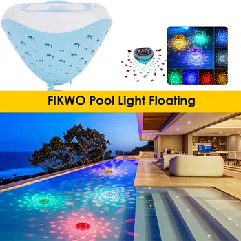 4 Farby LED Plávajúce Svetlo Bazén Podvodné Nepremokavé Dynamické Svietiť Solárnej Energie Multi Zmena Vody Drift Lampa
