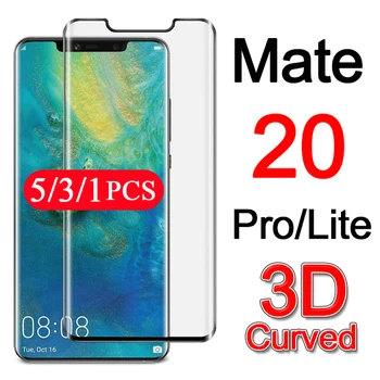 5/3/1Pcs úplné pokrytie screen protector pre huawei mate 30 20 20x pro lite tvrdeného skla telefón ochranný film sklo smartphone