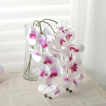 66 cm Umelého Hodvábu Kvetov Orchideí, Pobočka Svadobné Domáce Dekorácie Obývacia Izba Narodeninovej Party Vianočné Falošné Usporiadanie Kvetov