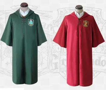 Cosplay Kostým Quidditch Plášť Plášť Pre harri potter Gryffindore Slytherin Školskú Uniformu Pre Dospelých Strany Magican Školy Handričkou