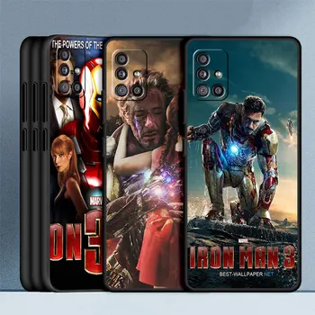 Marvel Iron Man 3 Reborn Telefón puzdro Pre Samsung Galaxy A22 5G A32 A33 A12 A14 A52 4G A23 A72 A13 A11 A50 A24 silicona cove.