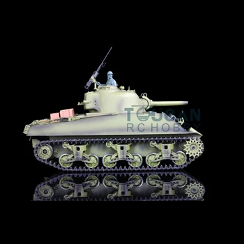 NÁS Skladom Chlapcov, Hračky 2.4 G Heng Dlho 1/16 Rozsahu TK7.0 Plastové Verzia Sherman M4A3 3898 RTR RC Tank Model TH17665-SMT2