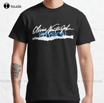Olivia Newton-John Fyzickej Tour Reprodukcia Klasickej T-Shirt Mens T Košele Móda Voľný čas Kreatívne Zábavné Tričká Xs-5Xl Nové
