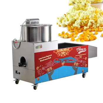 Plyn Z Nehrdzavejúcej Ocele Popcorn Zariadenia, Občerstvenie Stroje Veľký Stroj Na Výrobu