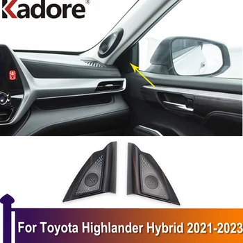Pre Toyota Highlander Hybrid 2021 2022 2023 Auto Samolepky Predné Dvere Pilier Kryt Interiéru Okno Trojuholník Výbava Príslušenstvo