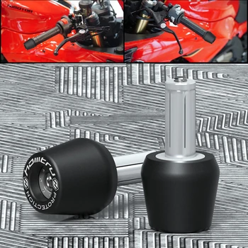 Riadidlá motocykla Rukoväte Končí Plug Bar Hmotnosť Končí Riadidlá Čiapky Pre Ducati Monster 796 1100 1100S 1100EVO 2009-2016