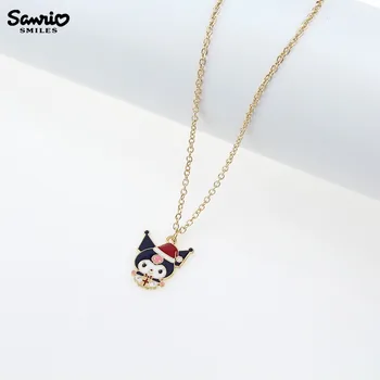 Sanrio Moje Melódie Cinnamoroll Hello Kitty Zimný Náhrdelník Trend FashionCartoon Roztomilý Kreatívny Dizajn Čerstvé Sladké Vianočný Darček