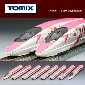 TOMIX Vlak Model N Typ 98662 Obmedzený Na 500 Series Sanyo Shinkansen 8 Sekcií HELLOKITTY 1/160 Vlak Model Hračka