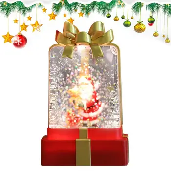 Vianočné Snow Globe batériové Svietidlo LED Svetlo, Voda Trblietavé Santa Snehuliak Visí Noci na Čítanie Rekreačný dom Ornament