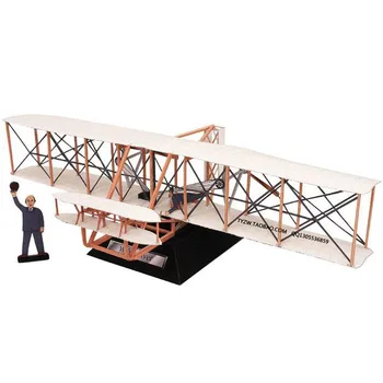 Wright Brothers Lietadla Papier Model DIY Origami Hračka Ručný Papier Model