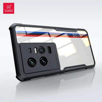 Xundd Shockproof Prípade iQOO11 Pro ケース, Ochranné Transparentné DIY Nárazníka Airbag Zadný Kryt Telefónu Pre VIVO IQOO 11 Pro Prípade